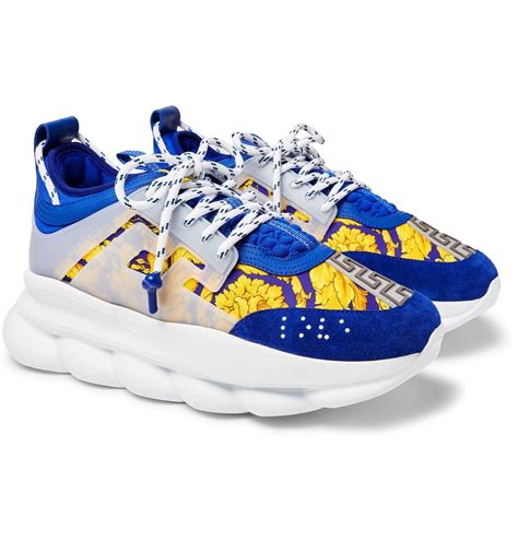 versace chain reaction sneakers fit|authentic Versace chain reaction sneakers.